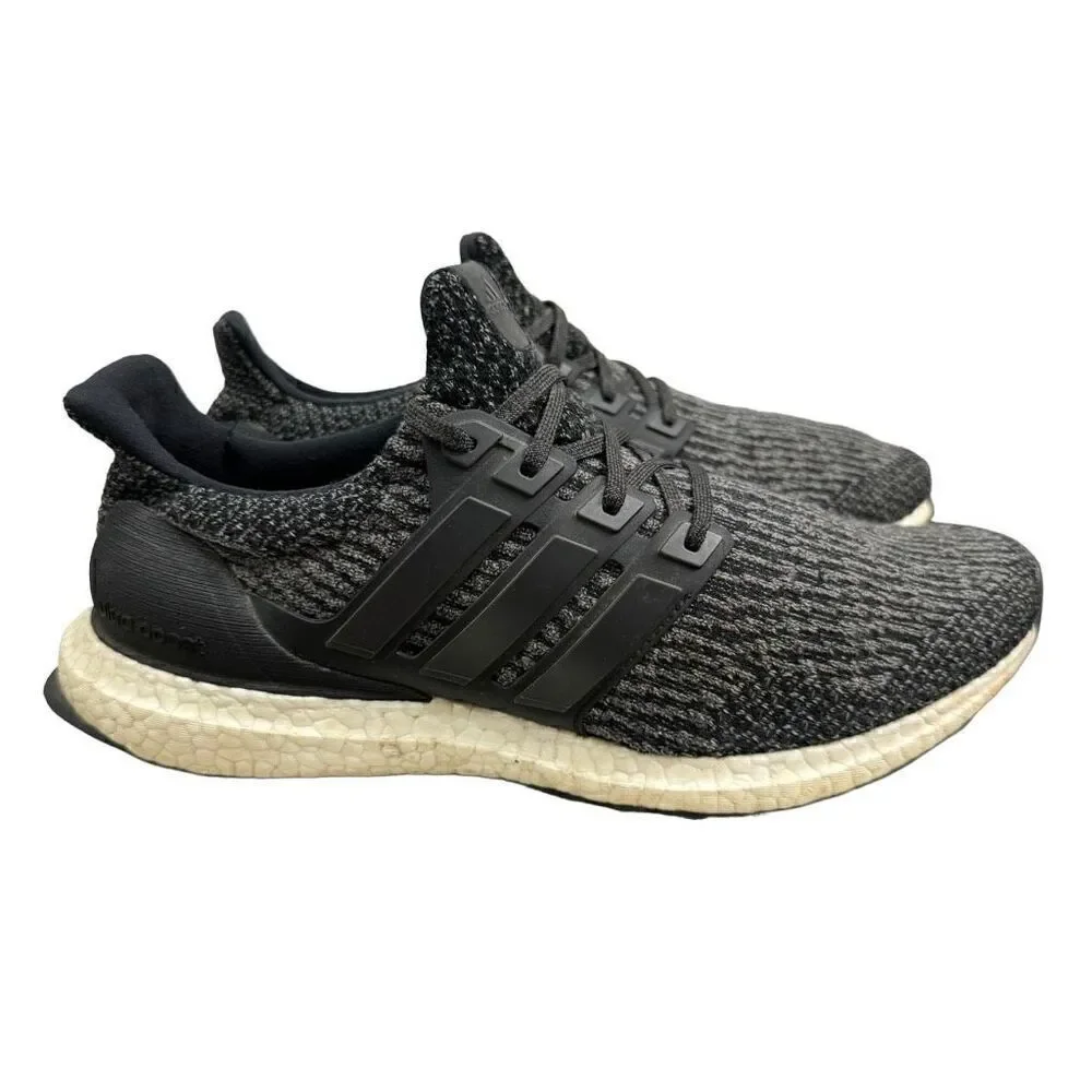ADIDAS Running Shoes Men's Size 9 UltraBoost 3.0 Utility Black S80731 Sneaker